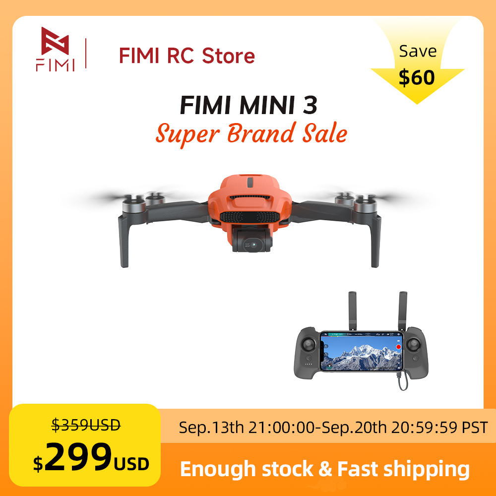 Drone Aerial Photography - Drone FIMI MINI 3 com Câmera